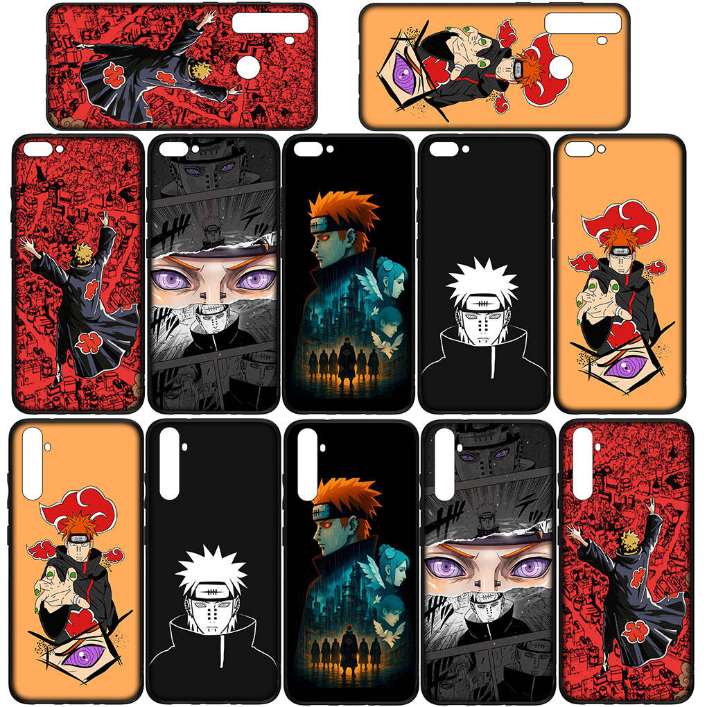 Чехол для iPhone 17 15 16 Plus Xiaomi Poco X7 X6 F8 F7 M8 C85 C75 C71 Redmi Note 14 12 11 13 Pro Max A4 14C 13C 15C Pain Comics Наруто Акацуки Обложка