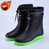 Farming Long Men's Rain Boots High Quality New Male Shoes Gum Plastic Adult Waterproof and Non-slip Galoshes for City Cheap Work
