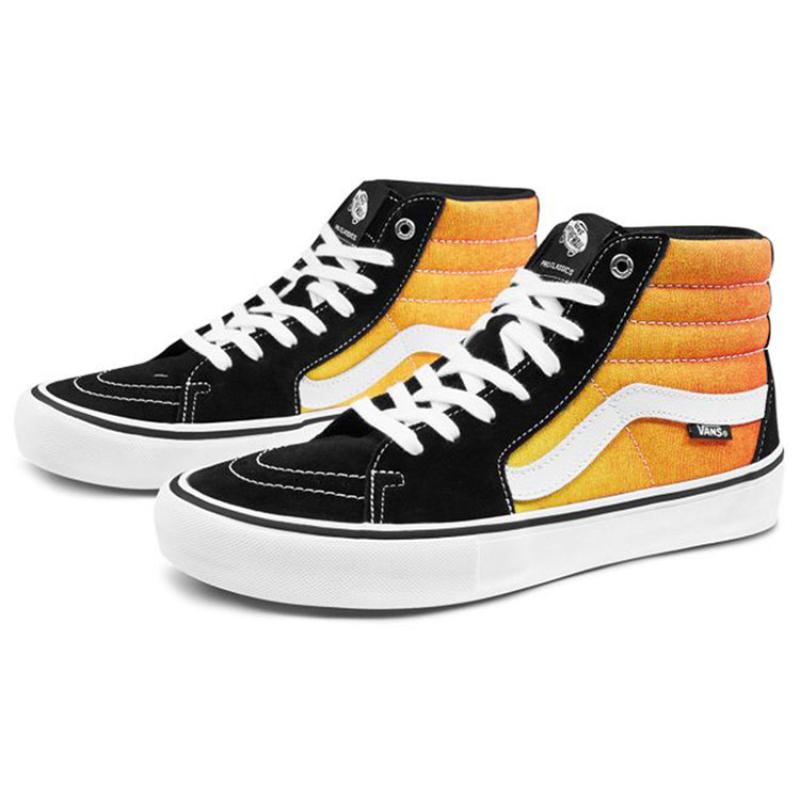 Vans SK8 HI Pro 'Fade Black Orange' Vans VN0A45JDSWE
