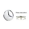 For Benz a24Pcs 75MM Car Wheel Center Hub Caps AMG Wreath for Mercedes Benz GLE GLK SLK CLA CLK W203 W204 W205 W209 W210 W211 W212