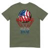 Basketball American Patriotic 4th Of July Us Flag Unisex Boys Tshirt