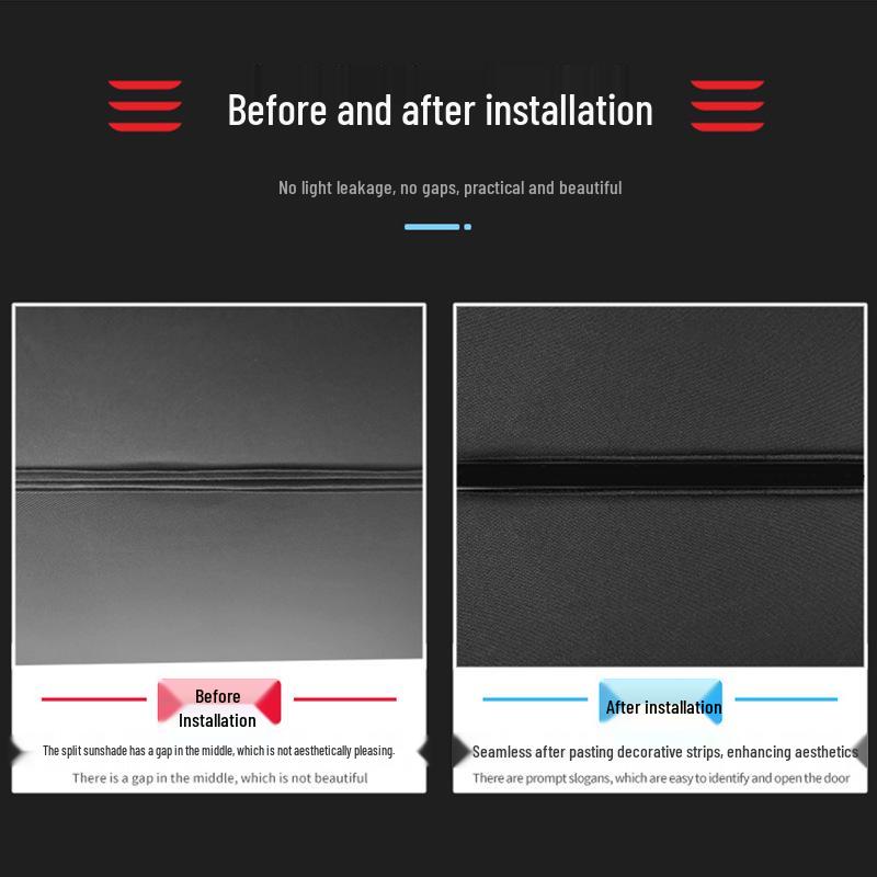 Солнцезащитная полоса для люка Tesla Model Y: Идеальная посадка, элегантный дизайн, без зазоров