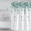 Natural Fresh Polyester Shower Curtain Thickened Waterproof Mildew Resistant Bathroom Bath Partition Universal Curtain
