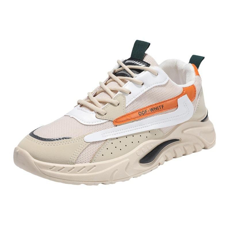 Новые весенние повседневные туфли Удобные дышащие кроссовки для бега Спортивная обувь для трансляций в прямом эфире Молодежная модная мужская обувь