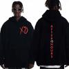 Singer The Weeknd Album Double Sided Printed Hoodie Men's Women's Fashion Hip Hop Hooded Sweatshirt Street Trend Loose Pullovers