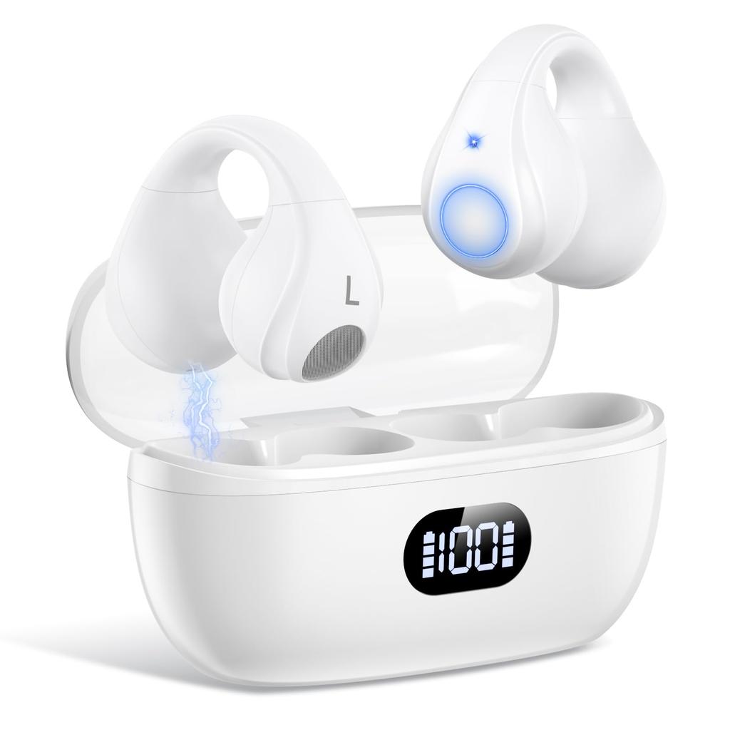 Wireless Earbuds with Bluetooth Cuffs ENC Noise Up To 48 Hours of Fast 15mm Siri Lightweight Independent Left and Right Automatic Wide Compatibility
