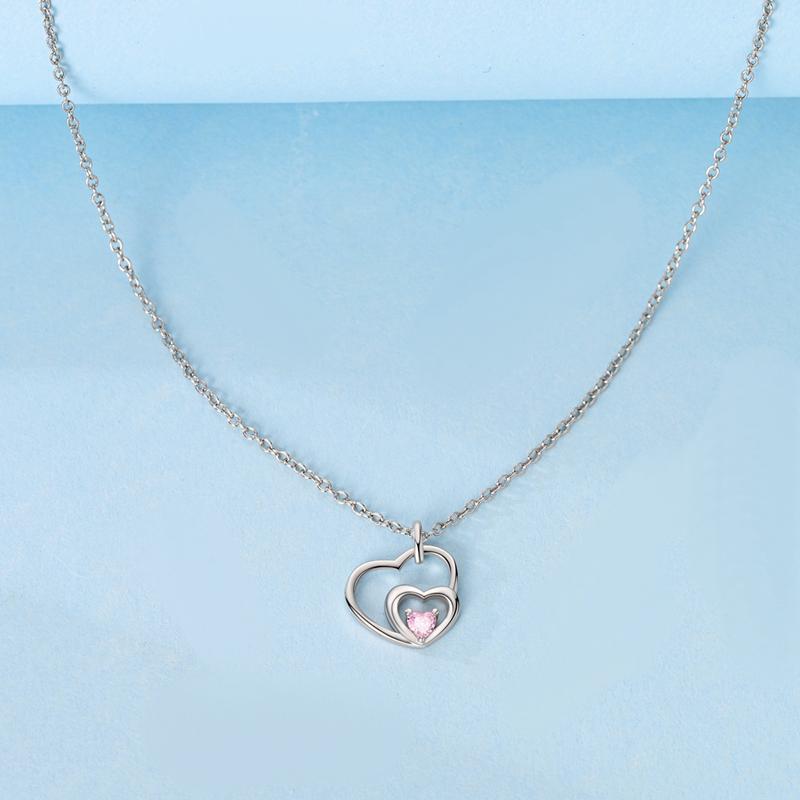 S925 Necklace For Women Silver Blue Crystal Shell Pearl Pendant Necklace Fine Anniversary Birthday All-match Jewelry Gifts