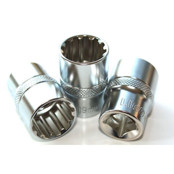 Douille 32mm 1/2 pouce Cr-V Multi-cannelures pour Clé à Cliquet