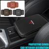cyhk7 Car Armrest Pad Center Console Arm Rest Box Cover Protective Mat Accessories For Mitsubishi 9 Ralliart X ASX L200 Colt Outlander