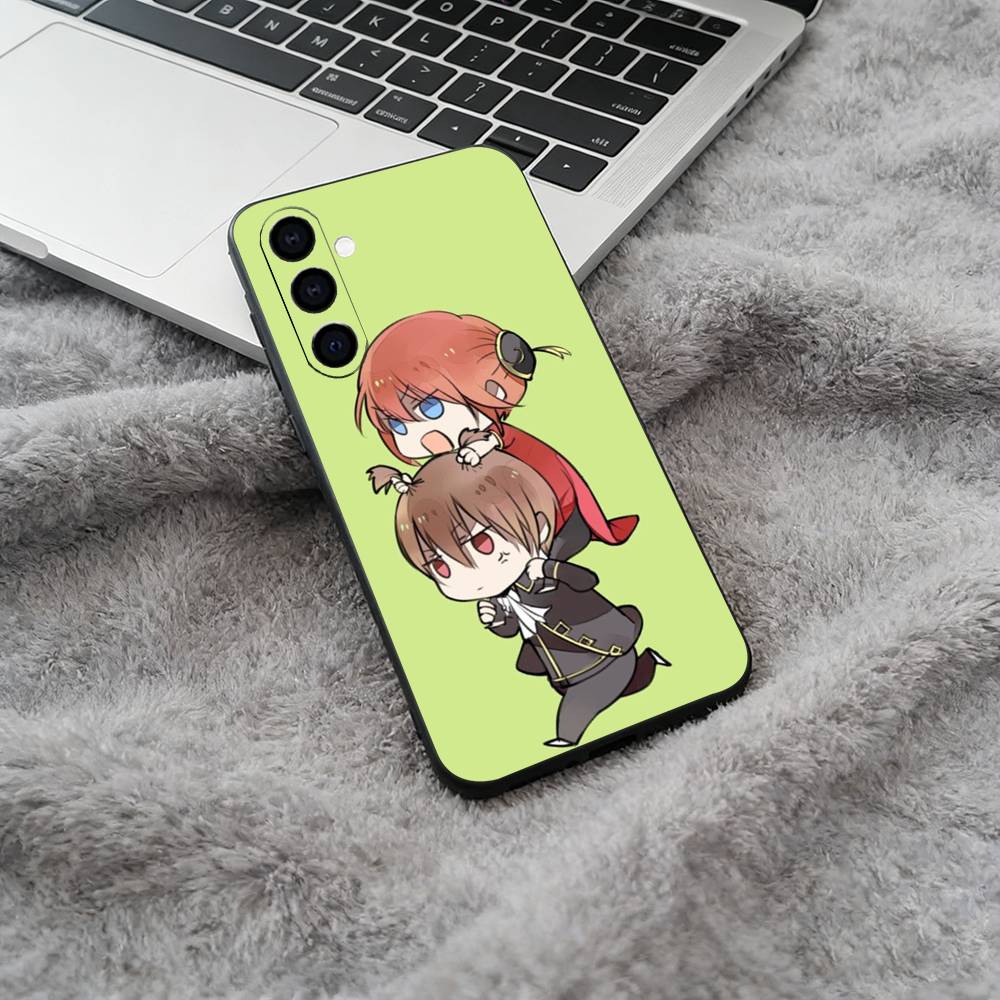 G-Ginta-ma Black Soft Silicone Phone Case for Samsung Galaxy A73, A71, A72, A70, A53, A52, A51