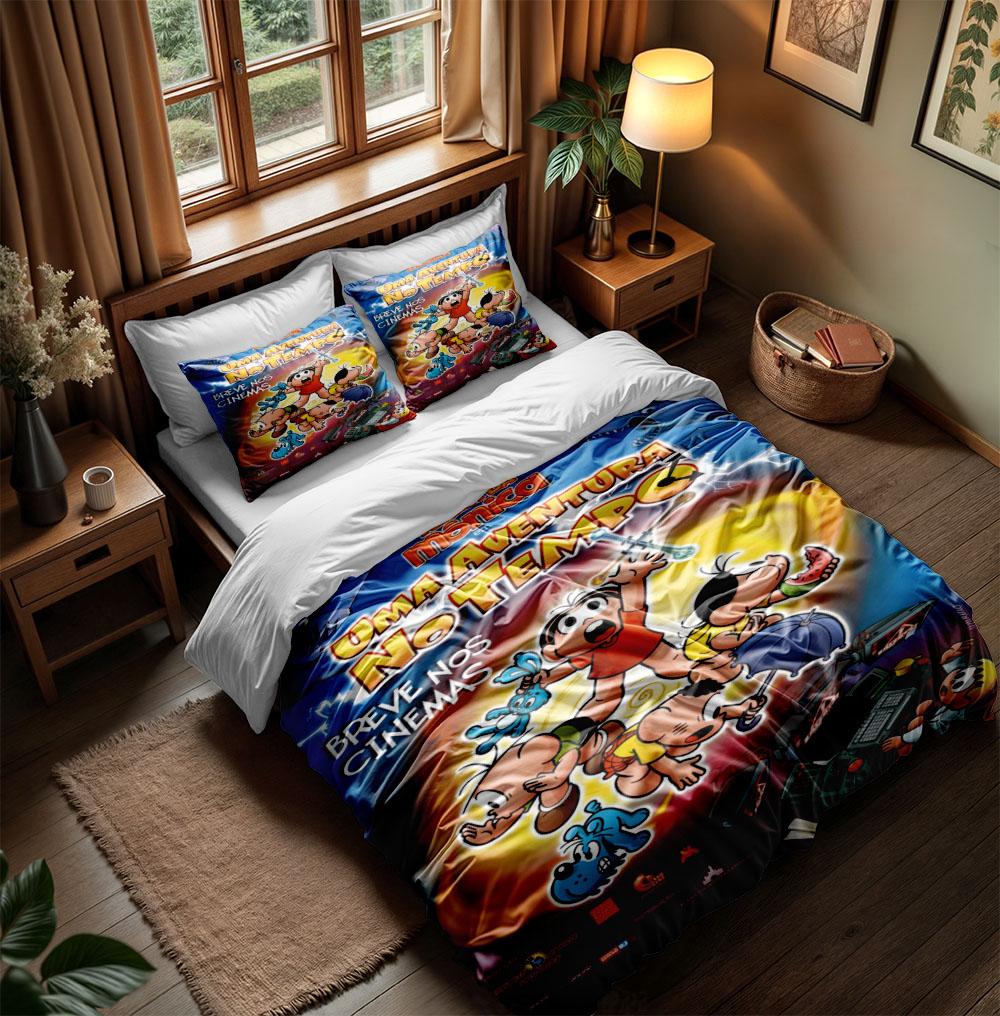 Бразилия Turma da Monica Комплект пододеяльника без простыни Размер Кинг Квин Дабл Фулл Твин Одинарный Комплект постельного белья