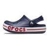Crocs Bayaband Clog Versatile Non-Slip Shock-Absorbing Abrasion Resistant Sandals Black, Red and White Children's Model