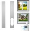 Retractable Air Conditioner Window Vent Kit AC Wind Block Seal Plate  Home Sliding Window