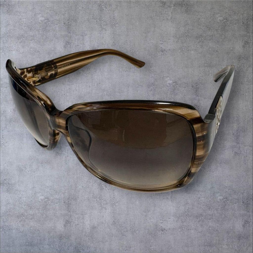 Б/у солнцезащитные очки GUCCI архив y2k с переплетающимся логотипом очки gucci коричневые