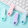 1 шт., цветной ластик Macaron, движущаяся структура, TPR материал, чистящие корректирующие инструменты без пыли, офисная школа