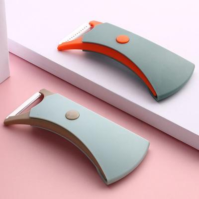 Овощерезка из нержавеющей стали 2 в 1 Овощечистка Многофункциональная бытовая картофелерезка Терка для нарезки картофеля и фруктов