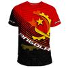 Angola Coat of Arms T-shirt For Men Summer 3D Printed T Shirts Crew Neck Short Sleeves Casual Tops Streetwear Loose Tee Shirt