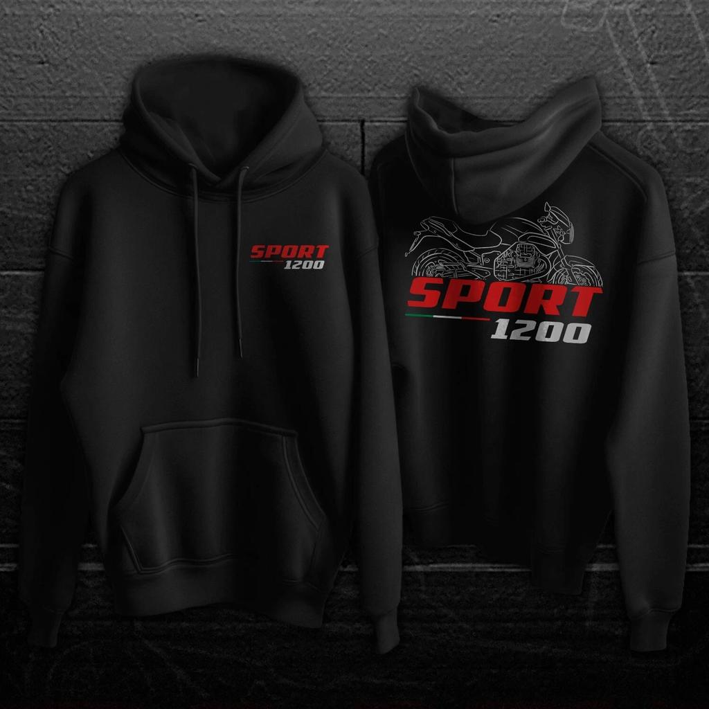 For Moto Guzzi 1200 Sport 2006-2013 Fans – Moto Animals Illustration Hoodie