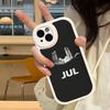 Чехол из кожи для телефона Rapper JuL C'est Pas Des Lol для IPhone 16 15 14 16E 13 12 11 Pro Max Plus