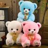 Cute Teddy Bear Doll Plush Toy Girl Heart Hug Bear Doll Rag Doll Sitting Bear Gift