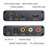 HDMI ARC Аудио Экстрактор DAC ARC L/R Коаксиальный SPDIF Джек Экстрактор HDMI Аудио Обратный Канал Преобразователь