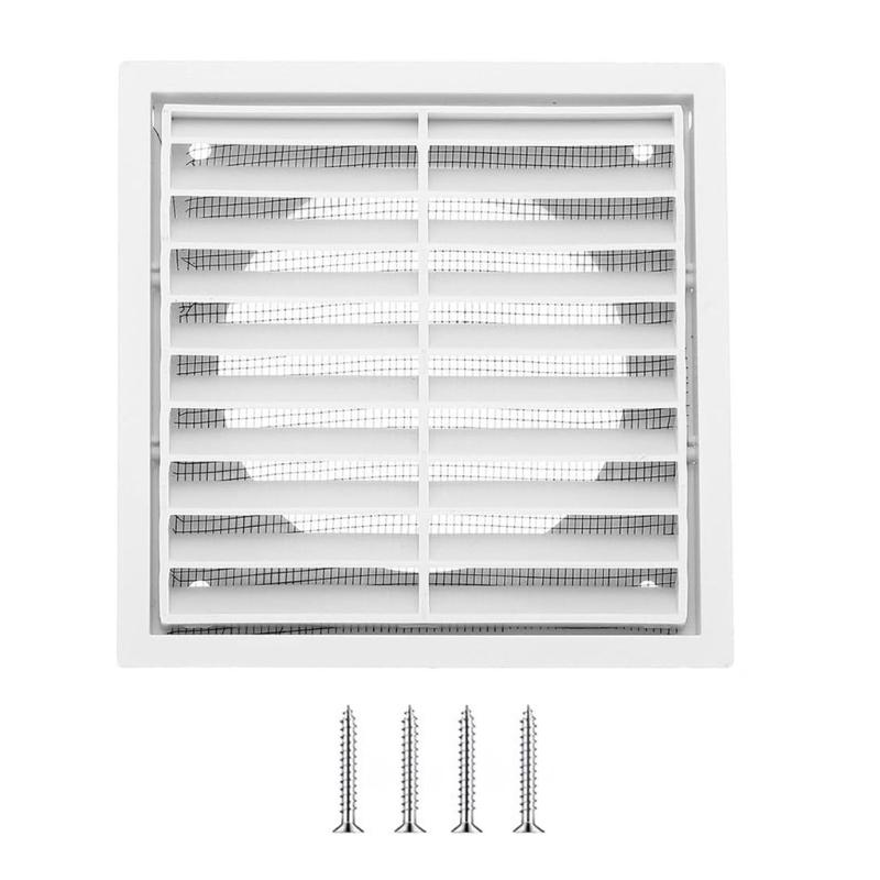 Square Plastic Air Vent Cover Ventilation Louver Grille for Home Improvement - Durable Home Vent Cover