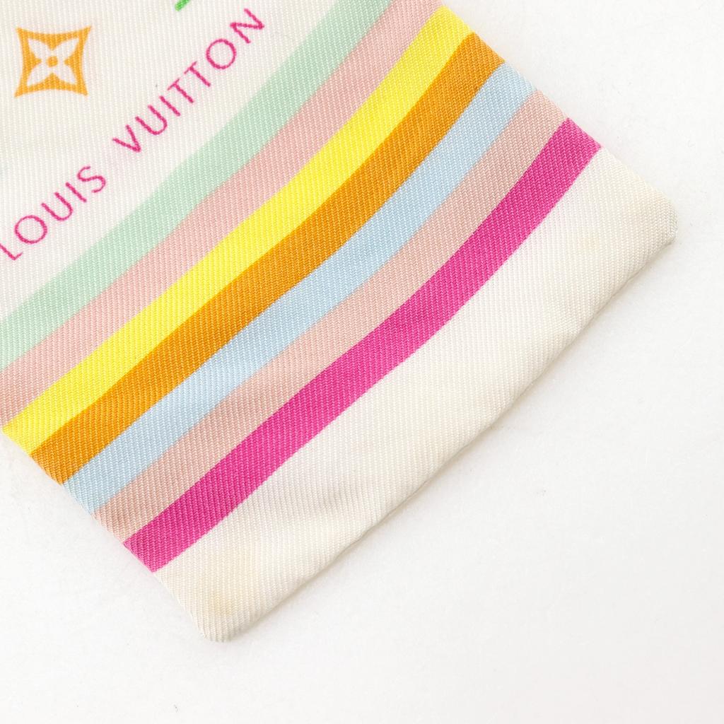 LOUIS VUITTON Bando monogram scarf M71991 multicolor silk Women Used