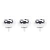 3PCS 7 Hole Nozzles PVC Material Bubble Jet Nozzle Accessory for Spa Bathtub Swimming Pool