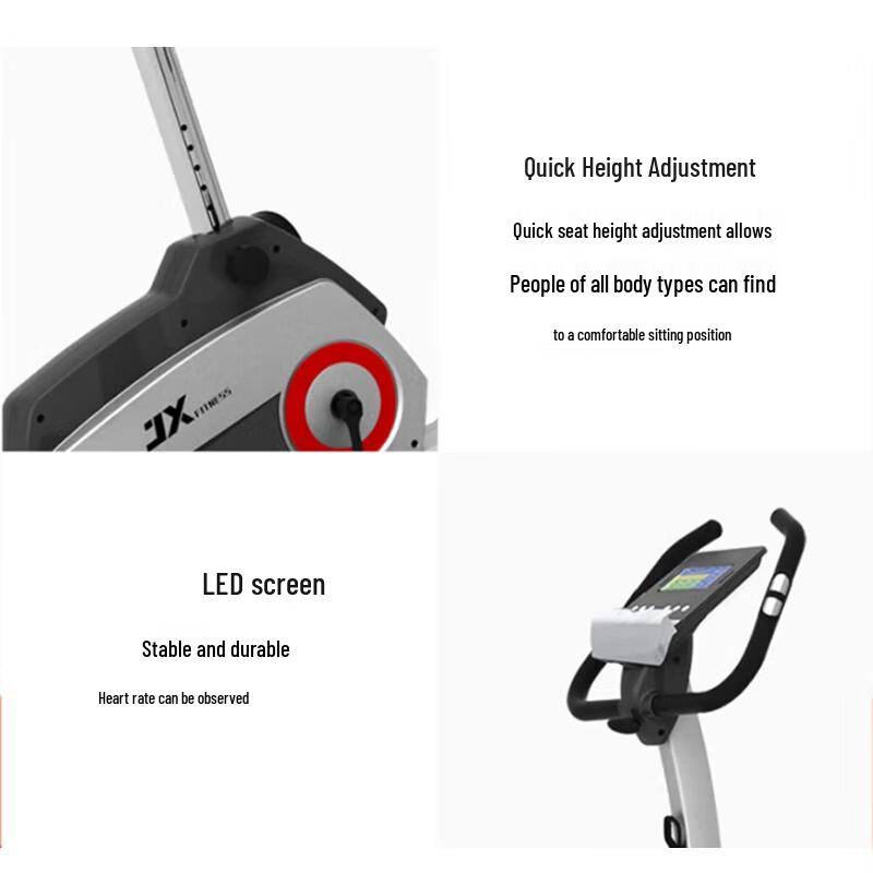 Junxia JX-DS553 Compact Magnetic Exercise Bike CN plug (adapter included)