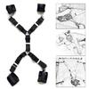 Sex Toys for Woman Couples Handcuffs Bdsm Bondage Set Under Bed BDSM Bondage Restraint Strap System Adults Wrists Ankle Cuffs