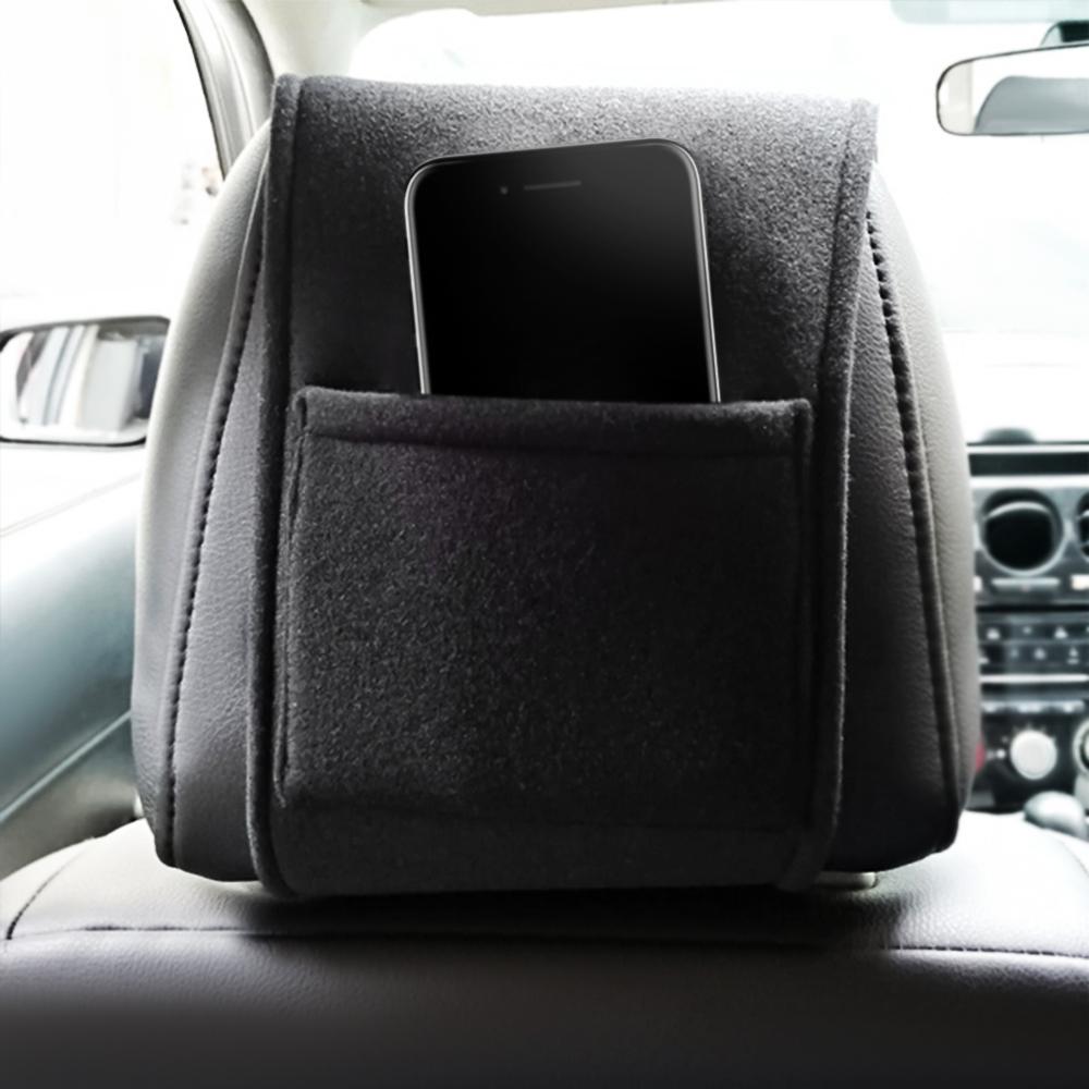 AAAMT1 Headrest Cover Cushion Leather Neck Pillow Case For Ford Focus Escort Fusion Kuga EcoSport Car Interior Accessories Good Quality