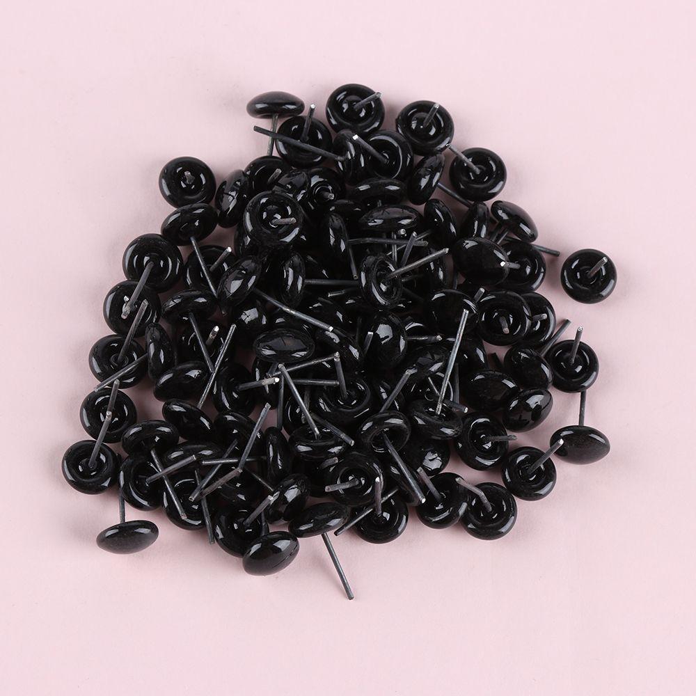 100 шт./компл. аксессуары для куклы сплюснутые принадлежности DIY ремесла стеклянные глаза плюшевая игрушка безопасный глаз