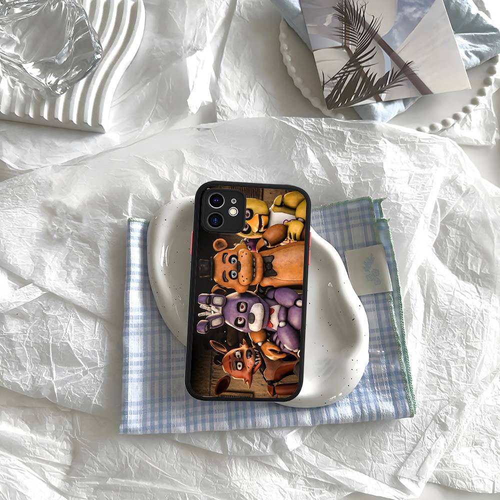 F-FNAF Пять ночей с Фредди Чехол для телефона для IPhone 16 15 14 Plus 15 13 12 11 Pro Max X XS MAX Матовый чехол