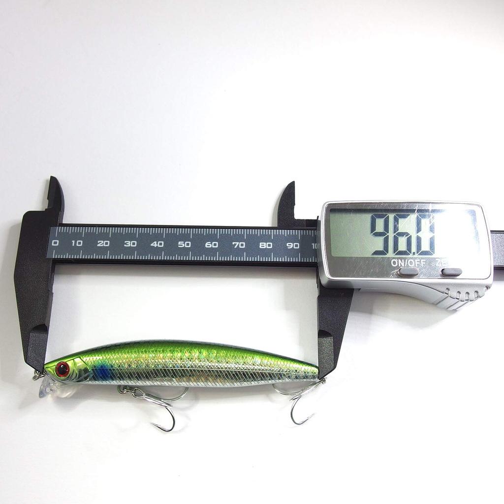 Momo Lure Shallow Minnow модель с центром тяжести для ловли морского окуня и рыбалки 97F-SSR, вольфрам-перемещающийся под поверхностью (Ассортимент 01)