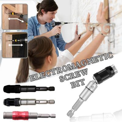 Электромагнитный бит для шуруповерта универсальный бит 6.35мм быстросъемный