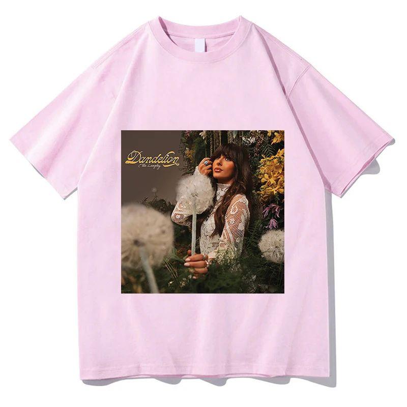 Summer Y2k Clothing Ella Langley Loving Life Again Tour 2026 Album Tshirts Fashion Round Neck Short Sleeved Casual Loose Tee