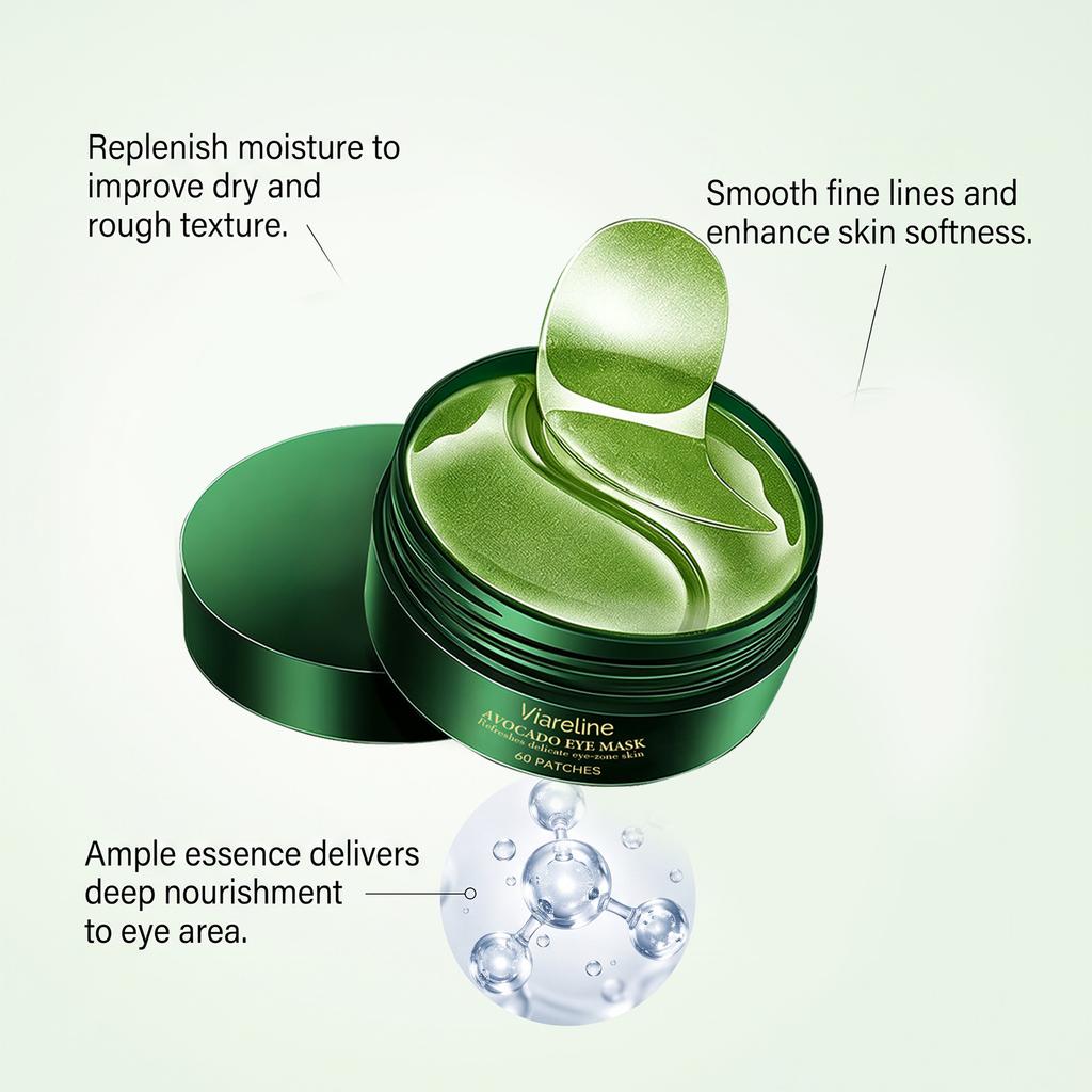 Viareline Avocado Eye Mask Fitting - Nourishing, Moisturizing, Smoothing