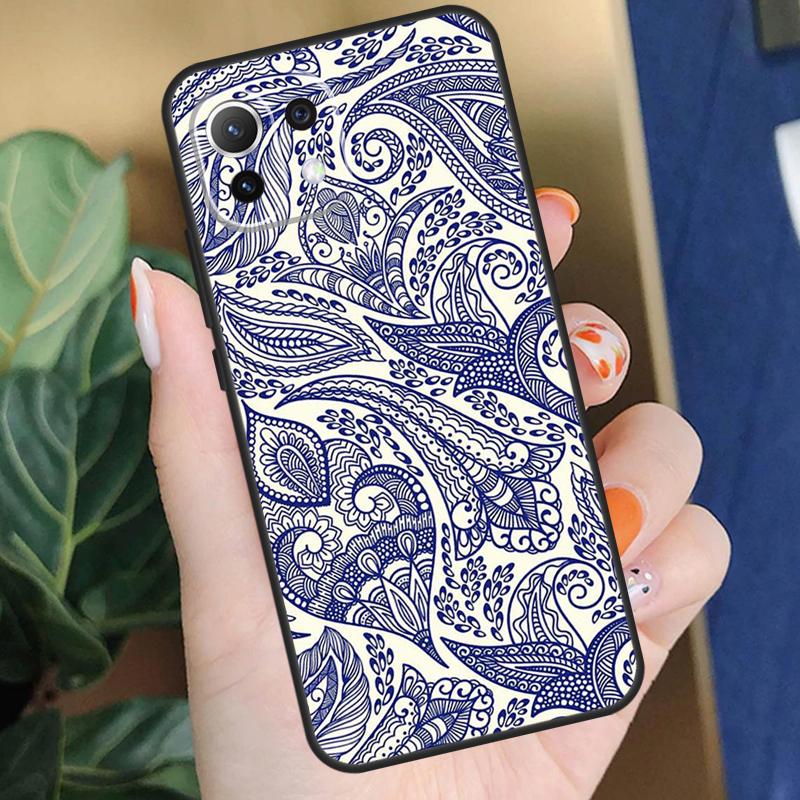 Чехол с узором пейсли для Xiaomi 17 Pro Max 14 15 Ultra 13T 14T 15T Pro POCO F8 F7 F5 F6 X5 X6 X7 Pro