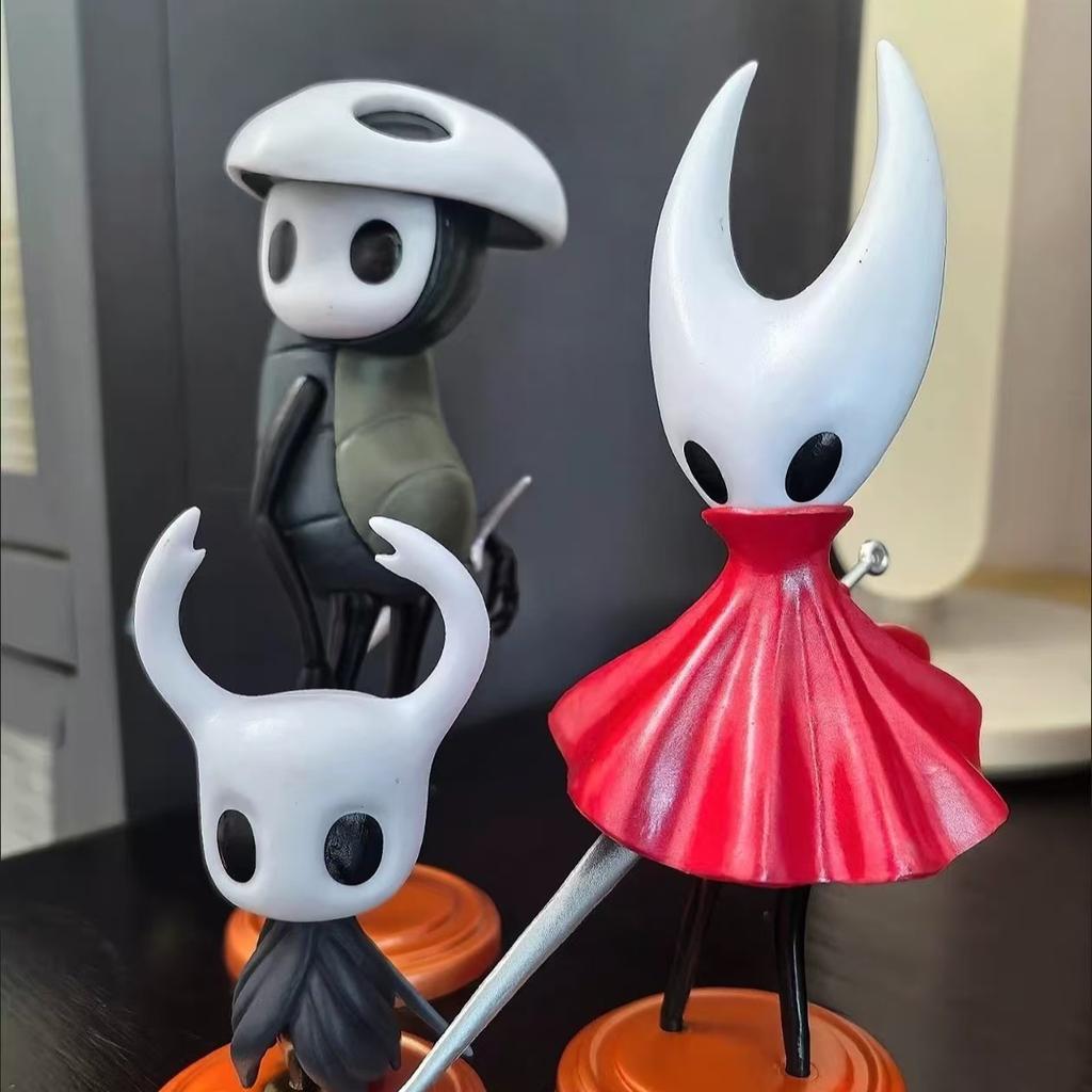 3 шт./комплект Фигурки персонажей аниме Hollow Knight Игрушки Фигурка Рыцаря Фигурка Хорнет/Квиррела Коллекционная модель Кукла Подарок для ребенка