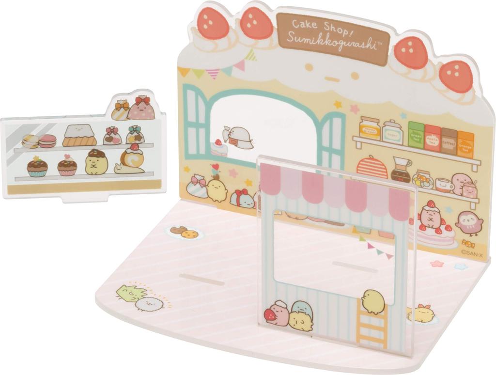 San-X Sumikko Gurashi Коллекция Sumikko Gurashi Серия Работа Игра Сцена Акриловая Подставка Кондитерская FR72501