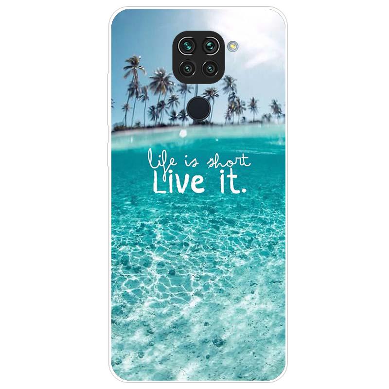 Чехол для телефона Xiaomi Redmi Note 9 Чехол 6.53;' Мягкий силиконовый чехол-накладка из ТПУ для Xiaomi Redmi Note 9, чехол-накладка Fundas Para