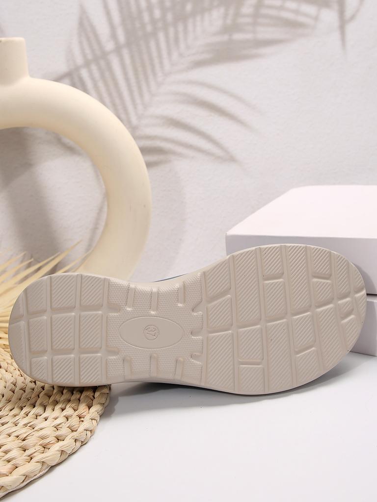 Plus Size Shoes for Women 36-43 Summer Fashion Wedges Platform Slip On Slippers Casual Beach Footwear Women Sandals 2025