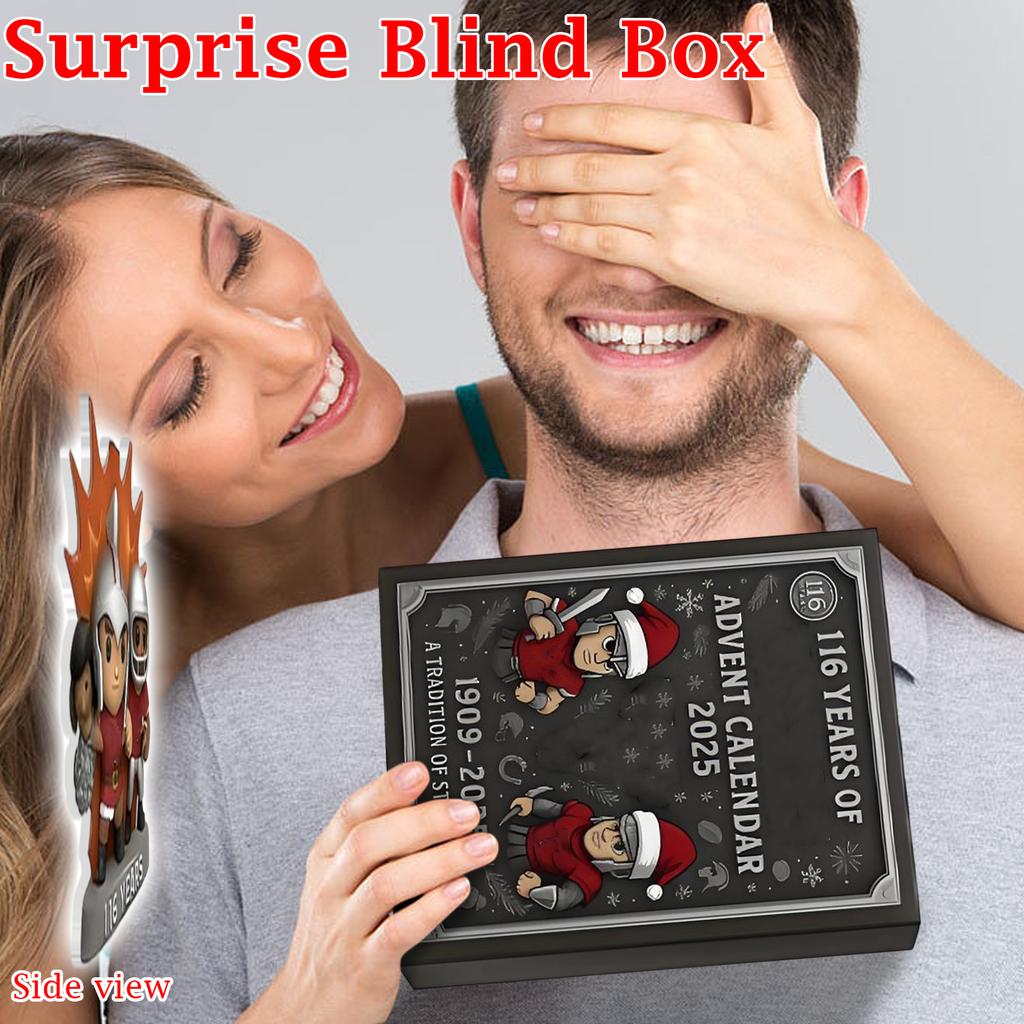 2D Plane Box 24 Double-sided Printing Pendant Countdown Calendar 24-day Christmas Advent Calendar Acrylic Plane Pendant Blindbox