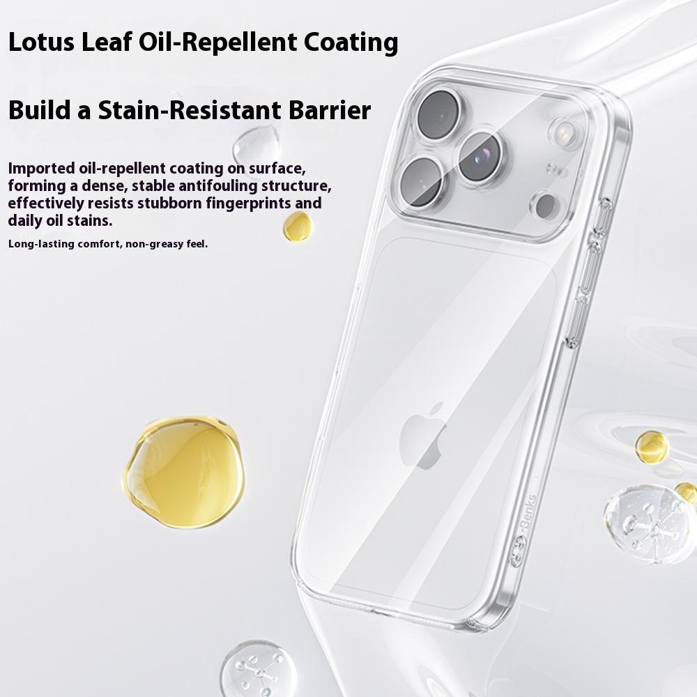 BENKS For iPhone 17 Pro Max Case Ultra Thin Naked-like Clear PC Phone Cover