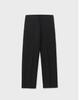 WORK ON BODY OFF Ordo Semi-Wide One-Pleat Slacks [Black]