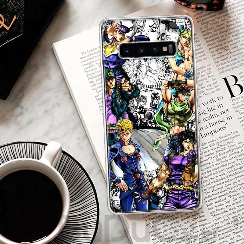 Горячий аниме чехол JoJo's Bizarre Adventure для Samsung Galaxy S8 S9 Plus S10 Lite Note 8 9 10 Pro 20 Ultra S7 Edge M11 M21 M32 M51
