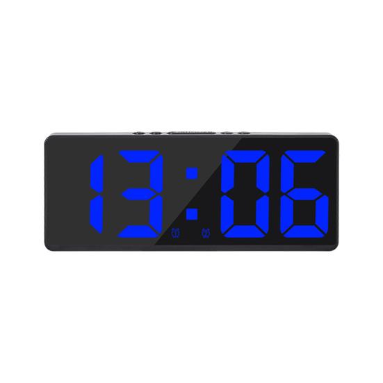Temperature Display Large Screen Creative Decorative Anti-disturb Function Desktop LED Clock Electronic Alarm