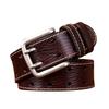 Мужской кожаный ремень Ретро мода и персонализированный модный универсальный первый слой коровьей кожи с двойной пряжкой Кожаные джинсы Мужской ремень