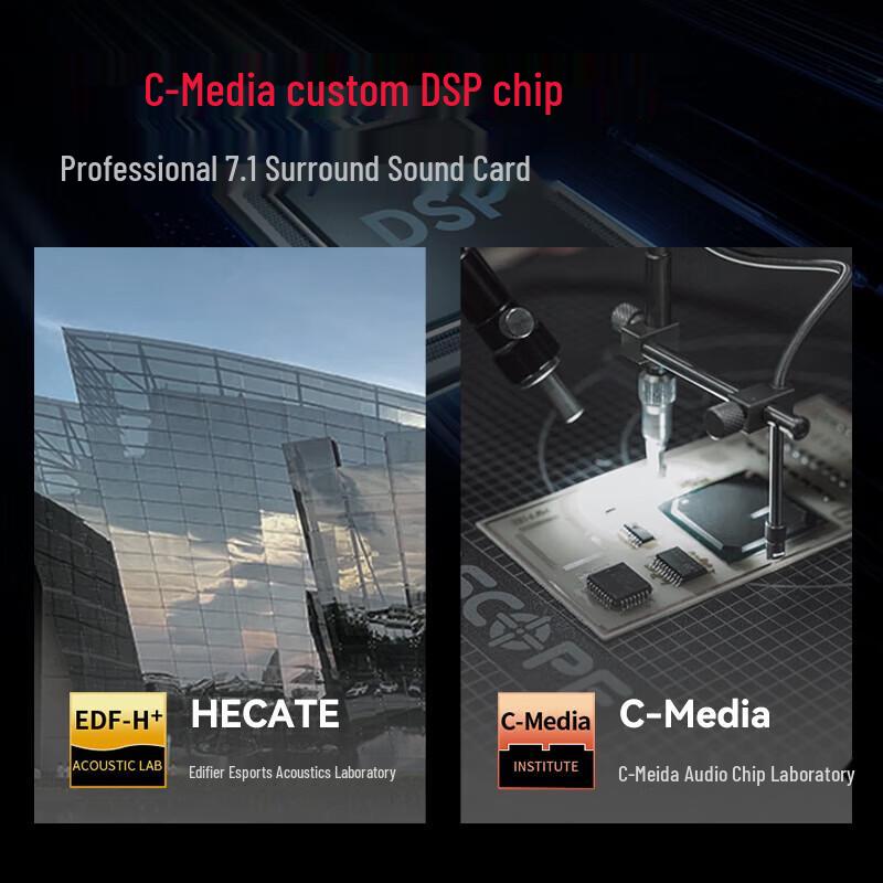 Edifier Беспроводная игровая гарнитура HECATE G2 7.1