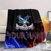 1PC Crystal Palace F Custom Name Patterned Flannel Blanket Suitable For All Seasons For Home Decor Warmth And Comfort Gifts Holiday Present